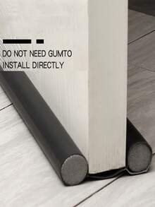 1/2件皮革门底密封条防风保暖防虫防尘门底密封条房间装饰墙面装饰墙贴贴纸 - 彩色 - 查看 1