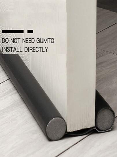 1/2件皮革门底密封条防风保暖防虫防尘门底密封条房间装饰墙面装饰墙贴贴纸