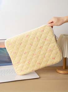 Modisch, einfach und süß, bedruckter iPad-Beutel, Laptoptasche, Notebook-Schutzhülle, geeignet für 11-Zoll/13-Zoll iPad, Laptopspeicherung, ideal für den Arbeitsweg, Geschäftsreisen und die perfekte Wahl als Geschenk für Freunde und Kollegen. Schulanfang Schulsachen Tasche für Schularbeit Laptoptasche für Frauen Kompatibel mit Macbook Case College Essentials Laptophülle