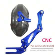 Universal Motorcycle Rear Adjustable Electrocar Modified Mudguard Imitation Carbon Fiber Rear Wheel Mudguard
