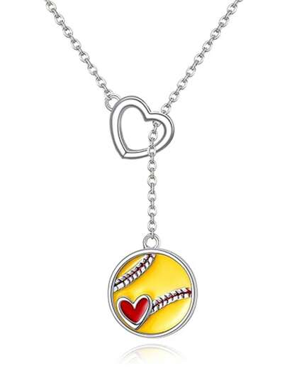 925 Sterling Silver Y-Necklace, Sport Jewelry, Suitable For Women Daily Wear, Gift For Teacher, Graduation Ceremony, Back To School