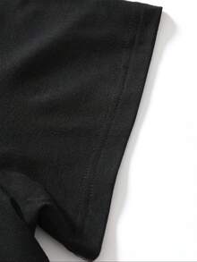 休闲趣味T恤 | 日常穿着 | 爱好爱好者 | 门铃窃贼幽默印花 | 柔软透气面料 | 男女通用黑色 - 黑色 - 查看 4