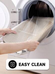 DAJIANG 1件装加厚绒面防滑底舒适地垫，适用于玄关、走廊、厨房等场所，可机洗，易于清洁，家居装饰，玄关装饰，浴室装饰，厨房地毯