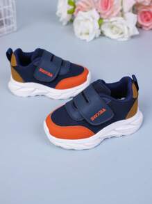 1双幼儿/小童宽版简约休闲运动鞋 - 藍色 - 查看 11