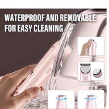 二合一女士电动剃须刀，可充电双头电动剃须刀，适用于腿部、手臂、身体、腋下毛发修剪器，干湿两用，是送给家人和朋友的母亲节好礼物