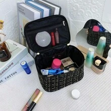 Ladies' Handbag, Beach Handbag, Ladies' Zipper Lipstick And Cosmetics Bag Mouth, Hand-Held Storage Bag, Suitable For Any Occasion, Such As Work, Business, Dates, Daily Life And Travel, Fashionable Vacation Bag, Beach Essentials, Women's Bag For Vacation And Holidays, The Latest Holiday Bag