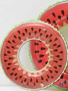 1/2 piezas Flotadores inflables de sandia para adultos - Accesorios de deportes acuáticos de verano y fiestas en la piscina, de material de PVC