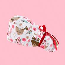 Touca de Enfermeira de Cabelo Longo Bonita, Touca Cirúrgica, Touca de Trabalho, Touca de Cabelo Longo, Acessórios de Enfermagem, Touca Cirúrgica Feminina, Design de Amarração, Com Fivela Antiderrapante, Faixa de Suor Embutida, À Prova de Poeira e Respirável, Adequada para Médicos, Enfermeiras, Salões de Beleza, Chefs, Confeiteiros, Garçons, Veterinários, Camareiras, Usável o Ano Todo