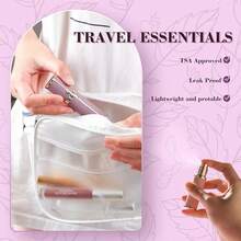 Travel Refillable Perfume Bottle, Leak-Proof 5ml Atomizer, Portable Luxurious Pocket Perfume Dispenser Pump Transfer Tool For Women Men Travel Accessories. - 紫色 - 查看 6