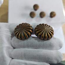 1/2/5件锌合金仿古单孔厨柜储物把手复古梳妆台抽屉衣柜把手老式门拉手橱柜家具五金（配对两种螺丝：2.2厘米、2.5厘米） - 復古 - 查看 12