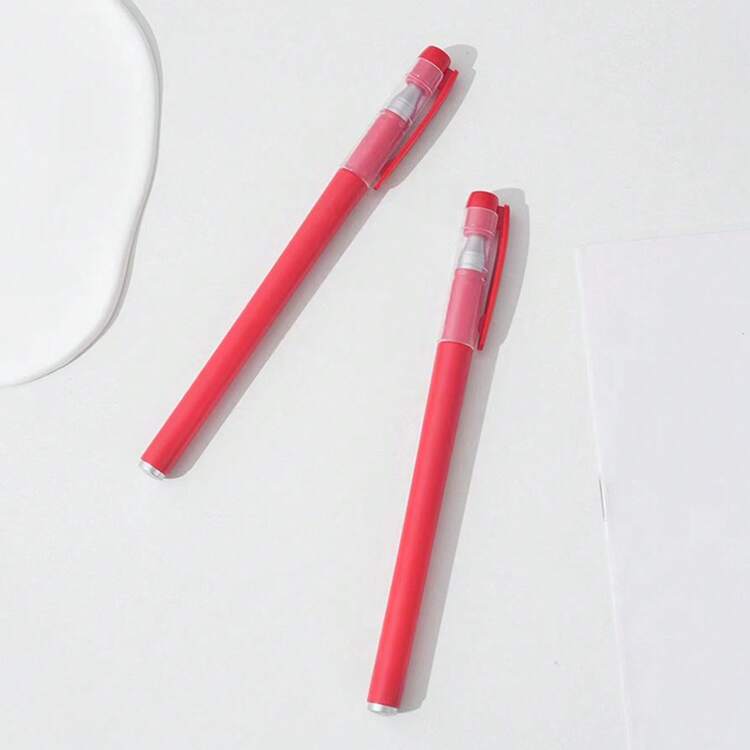 10pcs/20pcs Set Black Matte Gel Ink Pens, 0.5mm Super Fine Tip, Smooth Writing, Smudge-Proof, With Clip, Suitable For Office & School Supplies, Signature Pens, Office Stationery, Pens, Ballpoint Pens, Children's Pens, Office Equipment, Stationery Set, Bic Pens, Student Pens, Pens, School Supplies, School Set, Pens, Pens, School Supplies, Back To School Season - Multicolor - View 5