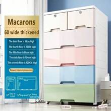 加厚儿童储物柜，带抽屉，可收纳塑料玩具和衣物