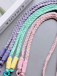 1 Dây đeo điện thoại bện cho nữ, Dây đeo chéo có thể tháo rời cho ốp điện thoại, máy ảnh, chìa khóa, Phụ kiện tiện lợi - Nhiều màu - Xem 3