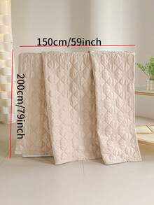 A Solid Color Flower Baby Quilted Quilt, Baby Blanket Baby Quilt Cover Blanket, Baby Portable Blanket When Going Out, Kindergarten Baby Quilt Cover, Available In All Seasons, Machine Washable - Multicolor - View 4