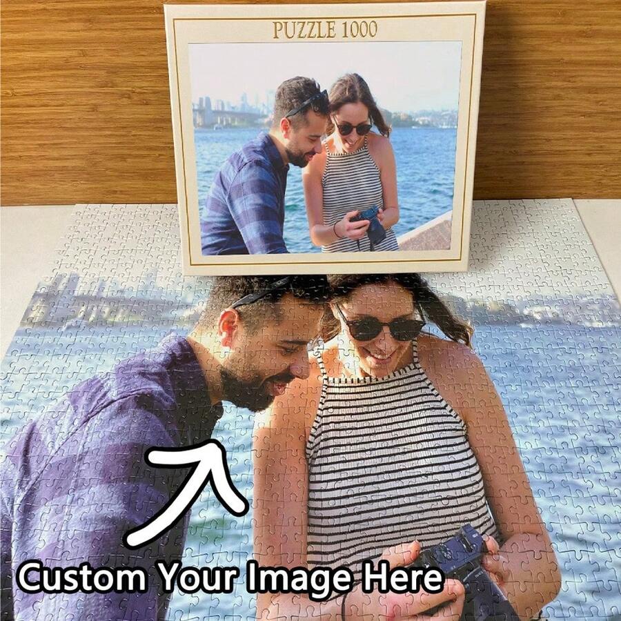 Personalized Photo Puzzle - Custom Photo Puzzle Up To 500 Pieces - Custom Jigsaw Puzzle From Your Own Picture- Gift For Family - Multicolor - View 1