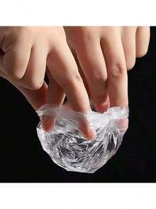 200pcs Disposable Ear Protectors Waterproof Ear Covers Plastic Shower Ear Protector Caps For Bathing Accessories Ear Cover Caps For Hair Dye Spa Salon,Waterproof Transparent Ear Pads, Designed To Fit The Contour Of The Ear, Stable And Not Fall Off, Suitable For Various Sizes Of Ears, Can Effectively Protect The Ears When Taking A Shower - Multicolor - View 9