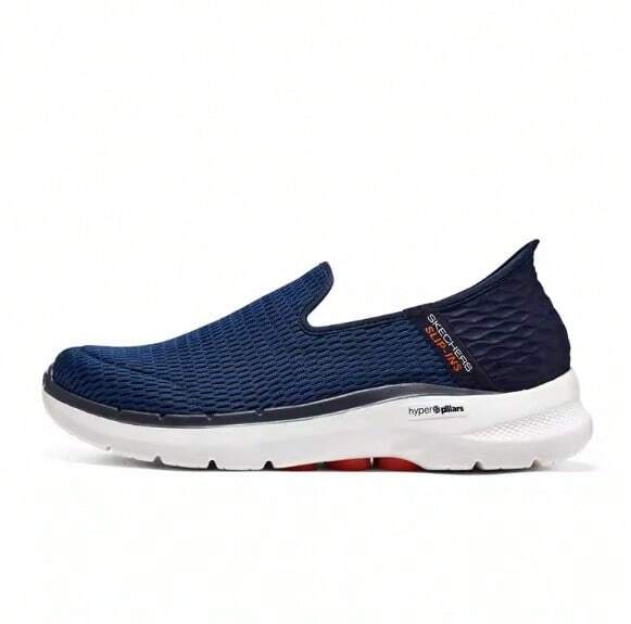 Skechers Men's Summer New Slip-On Mesh Casual Sneakers With Technology, Walking Shoes