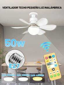 Ceiling Fan - White - View 3