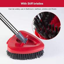 Spin Mop Scrub Brush Compatible O Cedar EasyWring 1-System, Floor Scrubber Mops Cleaning Brush Bathroom, Kitchen, Tub And Tile, Spin Mop Attachments - 1 個刷子 + 底座 - 查看 7