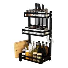 Étagère à épices en acier inoxydable, panier de rangement coulissant sous l'évier, étagère de rangement et d'organisation pour cuisine, salle à manger et salle de bain, panier de rangement sous l'évier