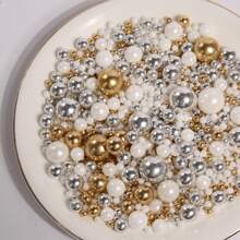 85g/3oz Assorted Pearls Cake Decorations - Cupcake Toppers For Celebrations, Wedding, Shower, Party, Christmas,Candy Decoration,Wedding Cake Topper