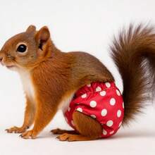 New Squirrel Pattern Reusable Baby Diaper Nappies, Absorbent Potty Training Pants For Small Pets, Outdoor Use - Multicolor - View 3