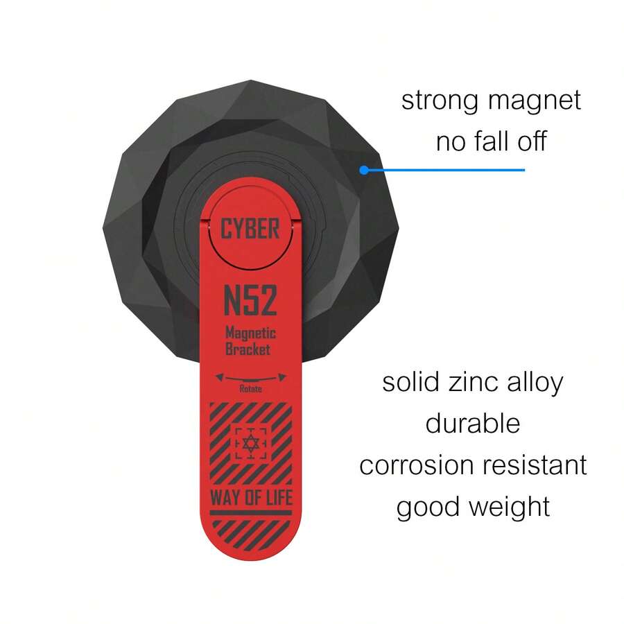 Phone Holders Compatible With IPhone, Android Phone, Gift For Birthday, Family, Friends Phone Holder Phone Stand Phone Accessories - Red - View 1