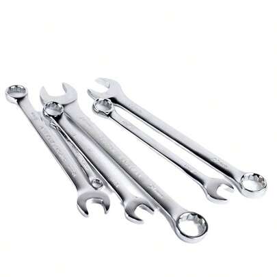 7 Sizes Available (8mm, 10mm, 12mm, 13mm, 14mm, 17mm, 18mm) Wrench, Double-Ended Wrench, Combination Wrench, Multifunctional Wrench, Hardware Automoti