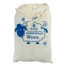 1 Pack Of 6 Laundry Wool Dryer Balls - Natural Fabric Softener, Reusable, Reduces Clothing Wrinkles And Saves Drying Time, Better Alternative To Plastic Balls And Liquid Softener