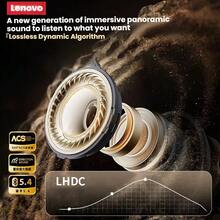 Lenovo Tai nghe Bluetooth EA150 bán nhét tai 5.4 mini tay cầm ngắn cảm biến không khí đeo được trò chơi thể thao chế độ kép phù hợp với Apple Huawei Xiaomi HD gọi thời lượng pin dài màu đen - màu đen - Xem 3