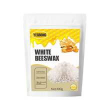 [Arrive In Three Days] 1/2/3 Pack Yegbong Natural Beeswax Particles Multi-Purpose Cosmetics DIY Skin Care Lip Candle - Yellow 100g - View 8