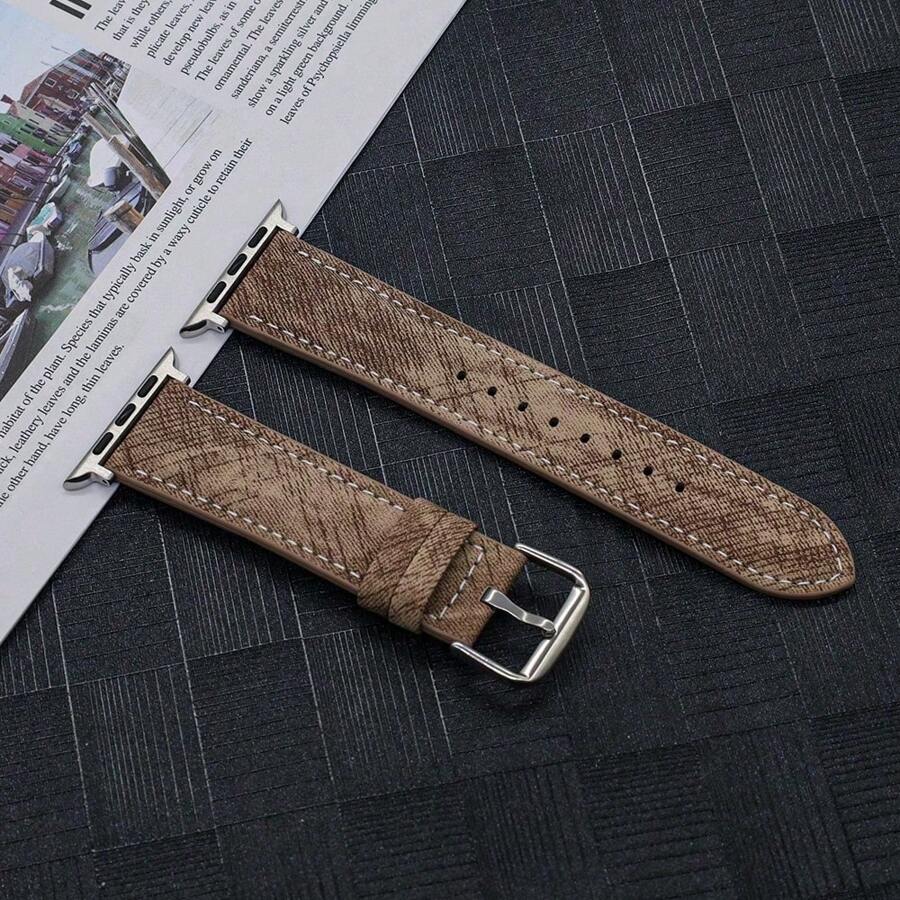 PU 皮革表带兼容 表带 46 毫米 44 毫米 45 毫米 41 毫米 40 毫米 42 毫米 38 毫米手链系列 3 4 5 6 SE 7 8 9 10 Ultra/2 49 毫米 - 彩色 - 查看 1