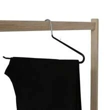 10pcs Non-Slip Pants/Jeans Hangers - Space Saving Open Design Clothing Racks - Sturdy Metal Pant Hangers - Multicolor - View 5