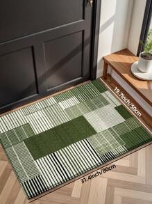 DAJIANG 1pc Plush Thickened Non-Slip Doormat, Comfortable Floor Mat, Entrance Passage Runner Rug, Kitchen Mat, Machine Washable, Easy To Clean Carpet, Home Decor Entryway Decor Bathroom Kitchen Decor Kitchen Rug - Multicolor - View 13