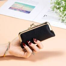 Fashionable Retro Women's Bifold Zipper Coin Purse Suitable For Daily Use Clip Wallet For Women Wallet Mini Wallet Purse Wallet Coin Wallet Wristlet Wallet Wallet - Multicolor - View 4