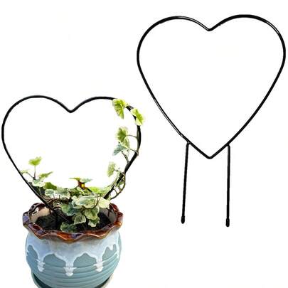 Treliça de Jardim de Metal para Plantas Trepadeiras, Presente para Mãe, Suporte Decorativo para Vasos de Plantas com Revestimento Preto, Suporte Extensível para Vasos de Plantas, para Vinhas, Vegetais Trepadeiras, Flores Trepadeiras, Pátio, Treliças Trepadeiras, Plantas Trepadeiras e Flores, Planta Trepadeira de Ferro