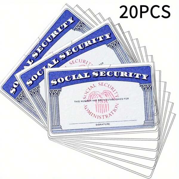 10/20/30 Pack Card Protector Social Security New Medicare Card Holder Protector Sleeves Waterproof Plastic Sleeves Soft Clear Cards Sleeve Holder Covers For SSN Business ID Credit