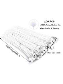 BUCICE 200g Cera de arena natural, adecuada para hacer velas, cera de arena de colores para decoración de velas DIY, tinte para velas de pintura de arena, material de cera de nieve, incluye 100 mechas - Múltiples aromas - Ver 7