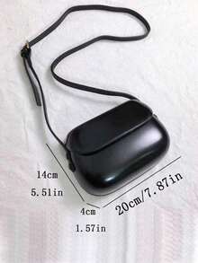 迷你多功能垂直零钱包简约盒形女士钱包钱包钱包 - 黑色 - 查看 5