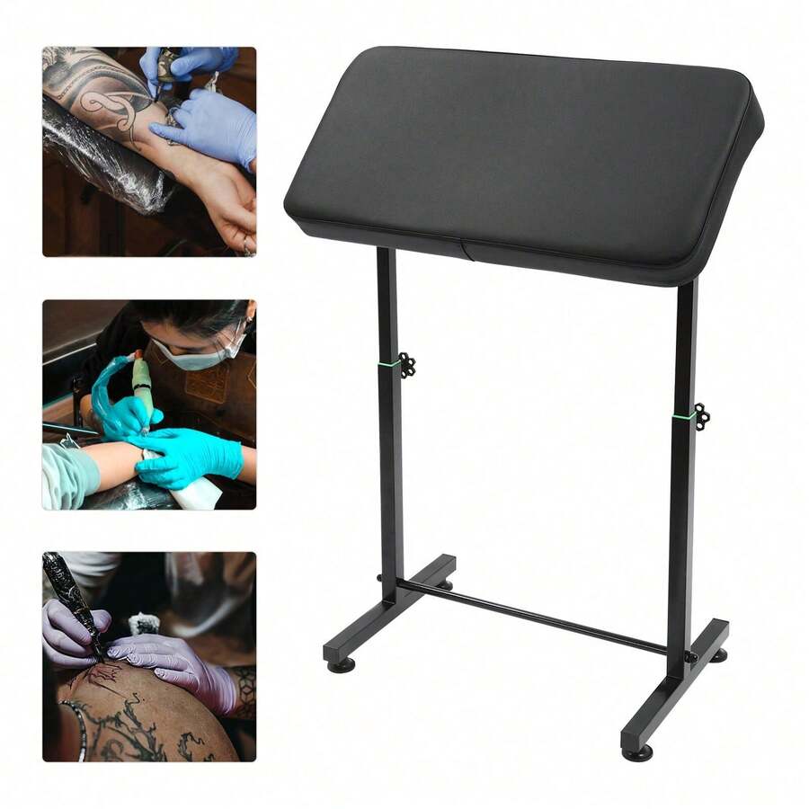 OUKANING Tattoo Armrest Heavy Duty ajustable Altura y Multi Angulo almohadilla tamaño 70 * 40cm - Negro - Ver 1