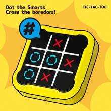 1pc Kids 4IN1 TIC TAC TOE Game Toy 1V1 Battle,Whack-A-Mole,Memory Challenge Party Board Puzzle Game Console For Boys Girls Christmas Gifts