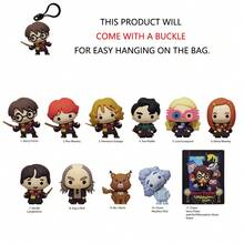 Warner Bros 1个华纳兄弟官方哈利波特系列13盲盒钥匙扣，随机包含哈利、罗恩、赫敏、卢娜、汤姆、金妮、纳威、洛里斯夫人、阿格斯·费尔奇、差点没头的尼克等3D人偶，趣味收藏品，适合作为圣诞节、万圣节礼物或包包装饰，送给哈利波特粉丝。