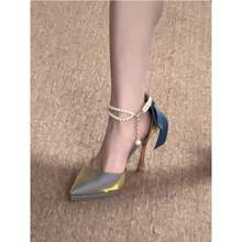 Women Pumps - 藍色7cm - 查看 6