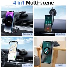 Soporte magnético universal para teléfono de coche, montaje magnético de pinza para rejilla de ventilación para teléfonos móviles y tabletas, adecuado para la rejilla de ventilación del coche