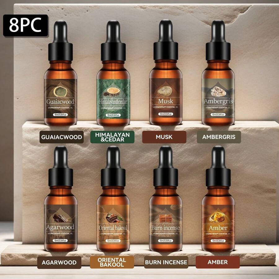 Wooden Aroma Essential Oil Diffuser, Fragrance Candle Holder, Aromatherapy Diffuser, Car Diffuser, Home Fragrance Oil Refill