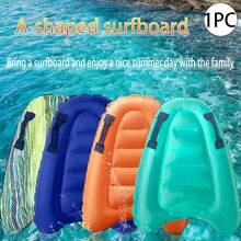 Aufblasbares, faltbares Schwimmboard mit Griff für Strand, Schwimmbad, Wassersport, Strandutensilien, Strandaccessoires - Verschiedenfarbig - Übersicht 2