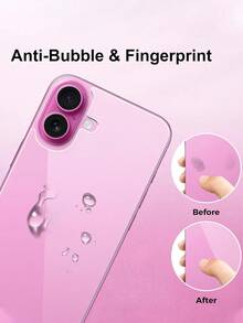 Protector de pantalla de vidrio templado 3 en 1 para Apple, cobertura de pantalla completa, protección de privacidad, protector de pantalla de teléfono, protector de cubierta trasera de teléfono, compatible con 16/16 Plus/16 Pro/16 Pro Max/15 Pro Max/15 Pro/15 Plus/15/14 Pro Max/14/14 Pro/14 Plus/13 Pro Max/13/13 Pro/12 Pro Max/12/12 Pro/11/XR/XS Max/XS. Incluye 1 protector de pantalla de privacidad, 1 protector de lente de cámara y 1 protector de cubierta trasera de teléfono. - Negro - Ver 7
