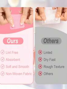 2000pcs/1000pcs Lint-Free Nail Wipes, White Lint-Free Nail Wipes, Non-Linting Nail Wipes, Comfortable Material, Suitable For Gel Nails, Nail Polish Remover Wipes, Eyelash Extension Glue Removal, Nail Cleaning Pads, Applicable For Cleaning Bottle Caps, Tweezers, Nail Brushes And Eyelash Brushes, Nail Polish Remover, Gel Nail Polish And Acrylic Nails (500pcs 300pcs 200pcs 100pcs 50pcs)