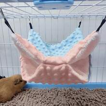 1 chiếc túi ngủ võng cho thú cưng nhỏ bằng vải nhung mềm mại + lông cừu hai lớp họa tiết chấm bi, thích hợp cho chuột đồng, sóc bay, sóc và các loại thú cưng leo trèo nhỏ khác, có thể tháo rời và giặt được, nhiều màu sắc và kích cỡ, thích hợp cho mùa thu/đông - Nhiều màu - Xem 8