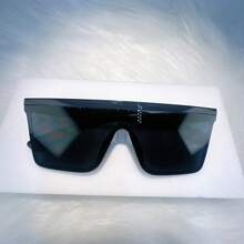 1pc/3pcs Frameless Plastic Glasses With Gradient Lens, Showcasing Personalized Style, Perfectly Fit For Women's Daily Wear, Hiking, Summer, Back To School, Tropical Beach Vacation, Suitable For All Face Shapes Shield Shape Women Fashion Glasses Shades